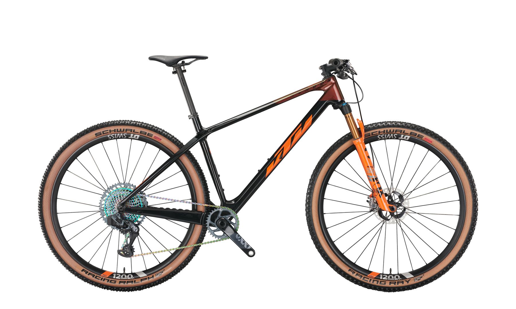 Kalnu velosipēds KTM MYROON EXONIC carbon (sunset+orange) SRAM XX1 AXS 12