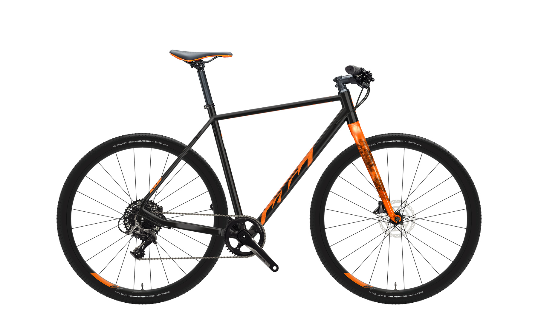 Gravel velosipēds KTM X-STRADA 30 FIT flaming black (orange)
