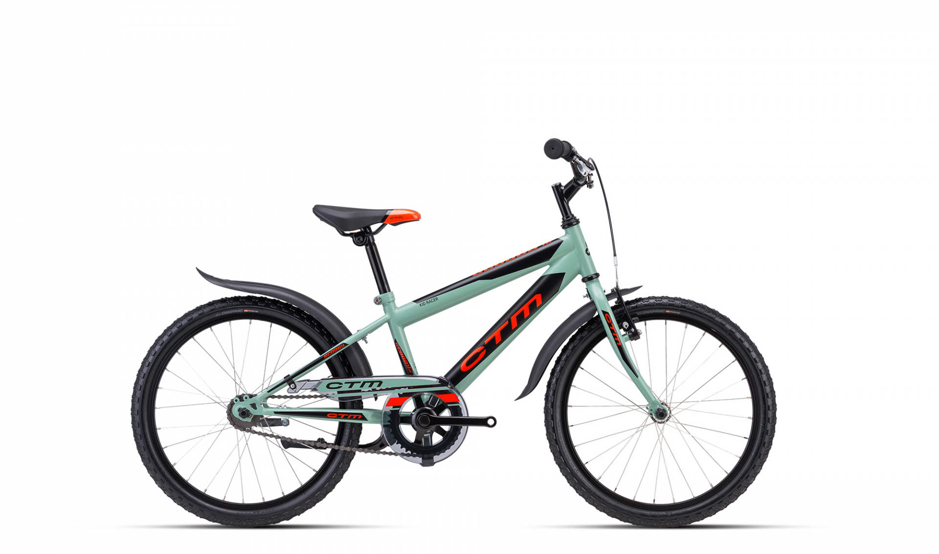 Bicycle CTM SCOOBY 1.0 matt grey green/neon red 11