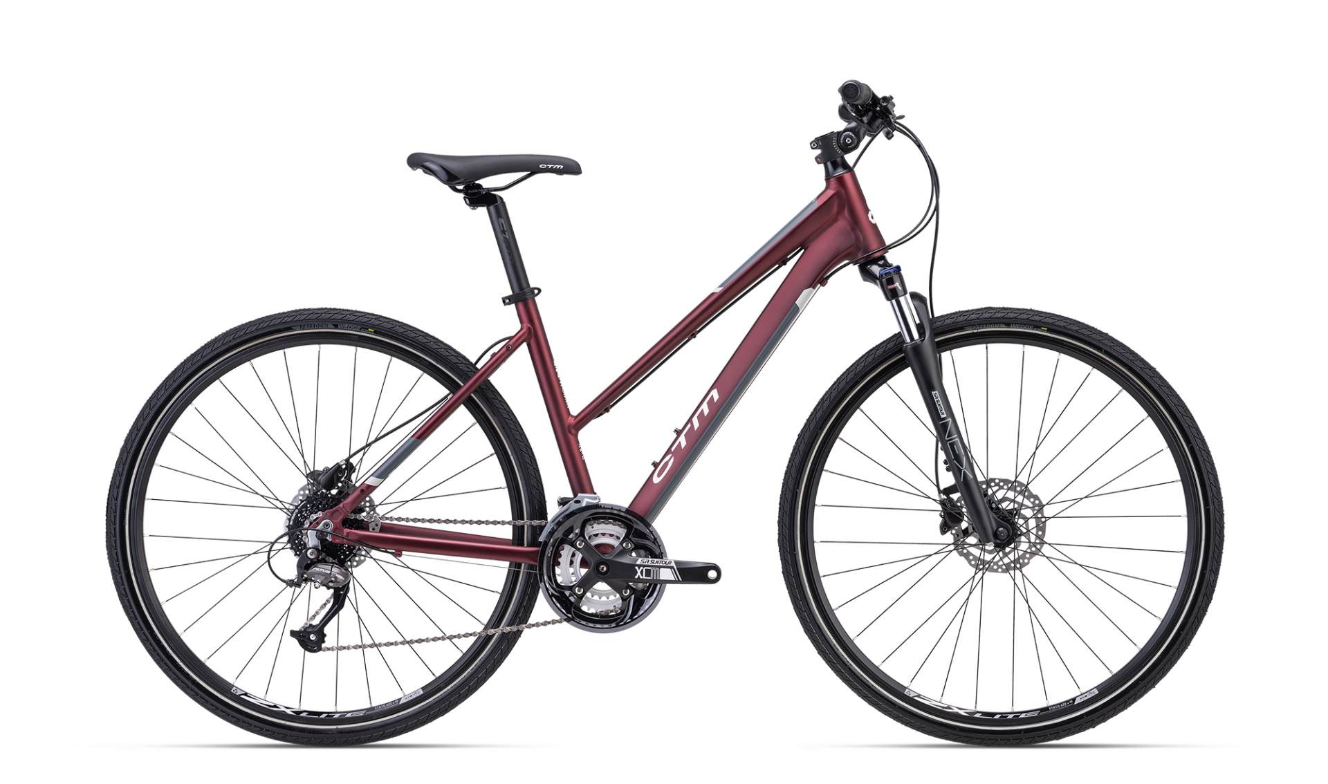 Bicycle CTM BORA 2.0 matt red pearl/grey