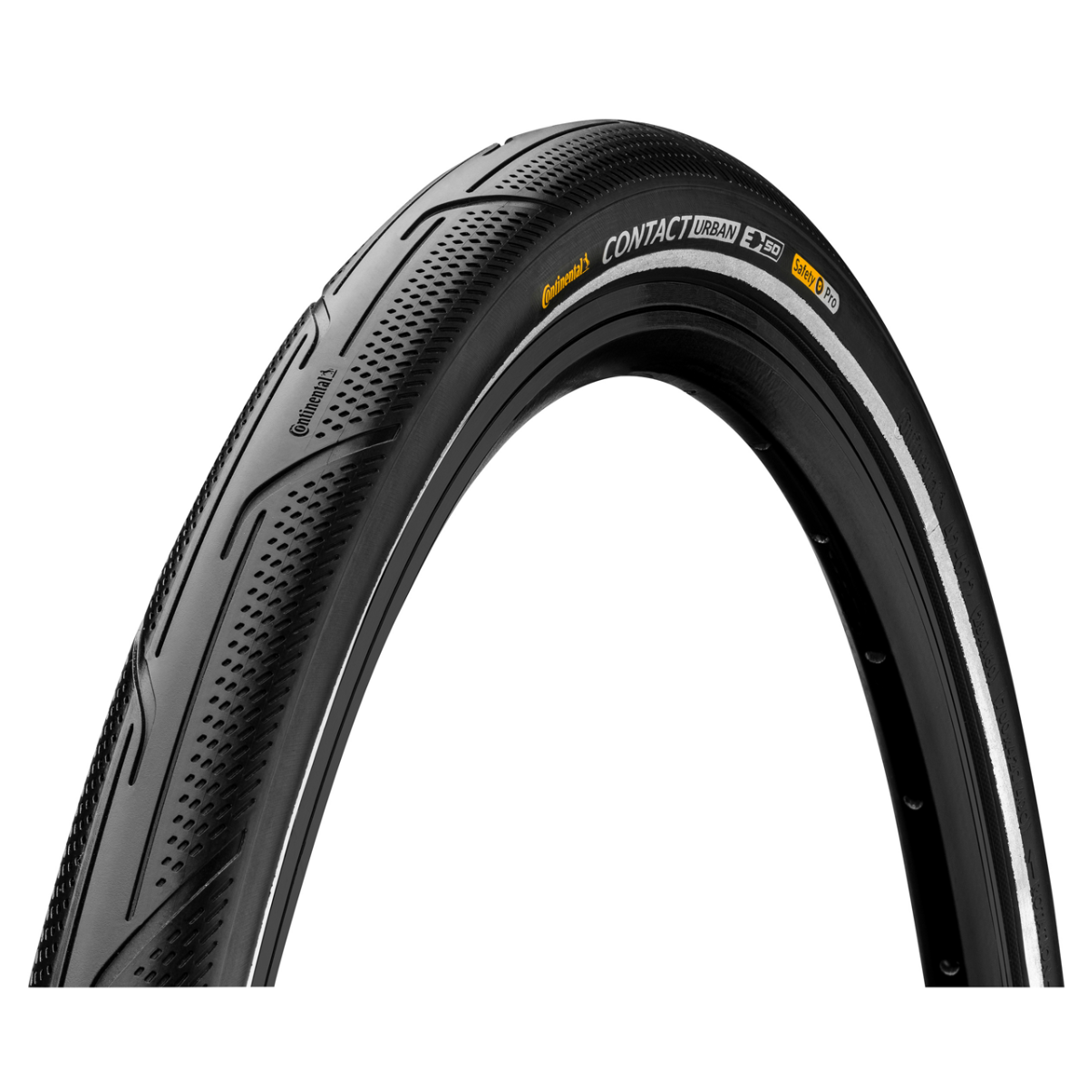 Bicycle tyre  Continental 42-622 CONTACT Urban black/black reflex wire