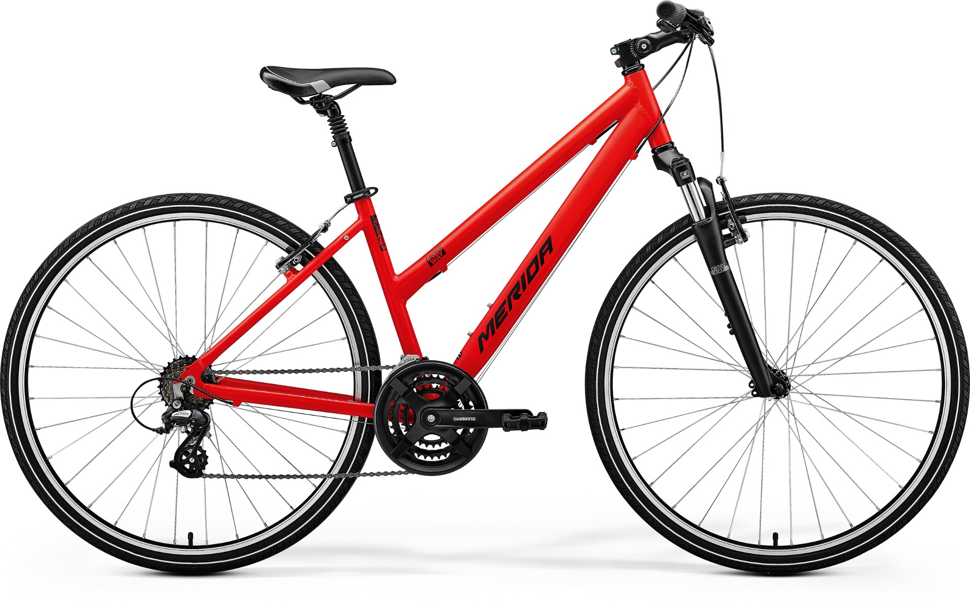 Bicycle Merida CROSSWAY 10-V I1 MATT RACE RED(BLACK) W