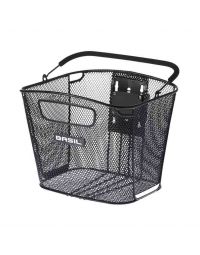 Basil Bold Front KF front basket, black