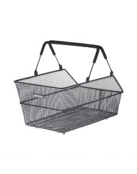 Basil Cento Multi System rear basket, black