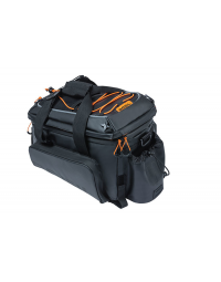 Basil Miles Tarpaulin trunkbag XL Pro, 9-36L, black orange