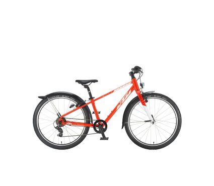 Bicycle KTM WILD CROSS STREET 24cm fire orange (white)