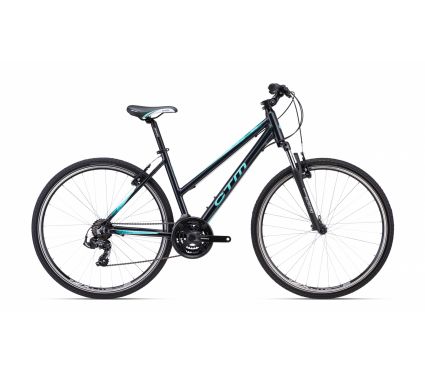 Bicycle CTM MAXIMA 1.0 dark anthracite pearl/ turquoise