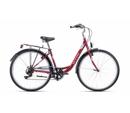 Bicycle CTM RITA 1.0 burgundy pearl/silver 17" (430)