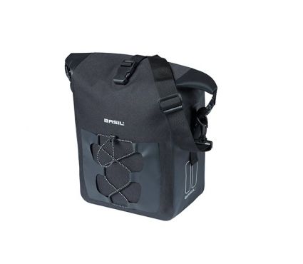 Basil Navigator Waterproof M, single pann. bag, 12-15L,black