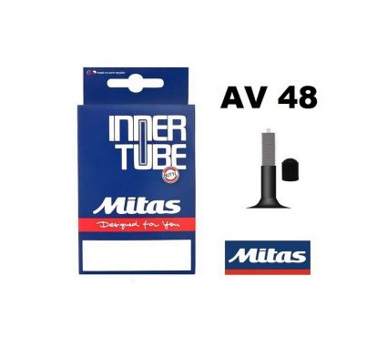 Bicycle tyre inner tube Mitas 28/47 - 622/635 (700x28/45C) AV48