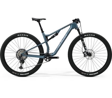 Bicycle Merida NINETY-SIX RC XT III2 SILK STEEL BLUE(BLACK/SILVER)