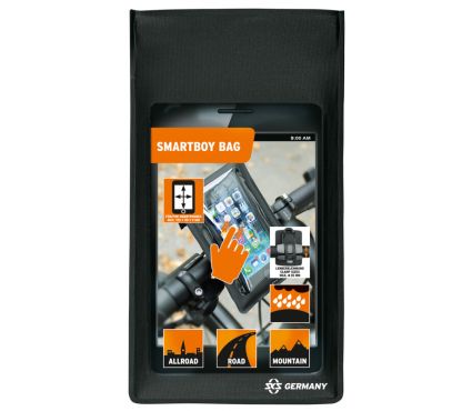 Phone holder SKS Smartboy Mount Incl. Smartphone Bag 155 X 90 Mm Black