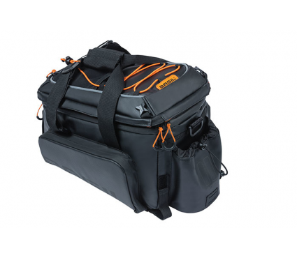 Basil Miles Tarpaulin trunkbag XL Pro, 9-36L, black orange