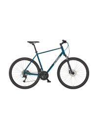Bicycle KTM X-LIFE ROAD vital blue (silver+blue) 3x9 Shimano Alivio