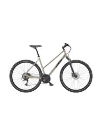 Bicycle KTM X-LIFE TRACK D champagne matt (black+grey) 2x8 Shimano Acera III