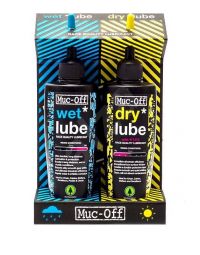 Chain oil Muc-Off 120ml Wet&Dry Twin pack