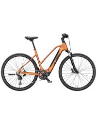 Electric bicycle KTM MACINA CROSS SX ELITE  D burnt orange matt (black+orange)