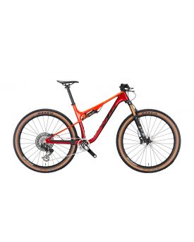 Kalnu velosipēds KTM SCARP MT PRIME chrome red (fire or+blk+or) SRAM XX SL Transmission 12 III