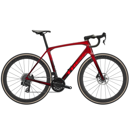Trek DOMANE SLR 7 AXS Metallic Red Smoke to Red Carb RD Gen 4