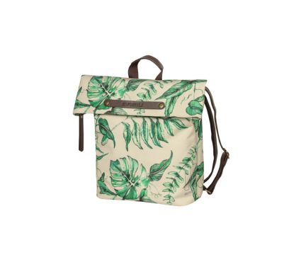 Basil Ever-Green bicycle daypack, 14-19L, sandshell beige