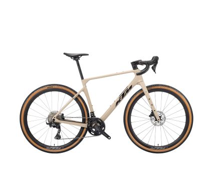 KTM GRAVELATOR ELITE 2x GREY BEIGE MATT 2X12 SHIMANO GRX
