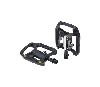 Pedals BBB BPD-62 DualChoice Trail matt black 90 x 100mm