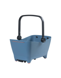 Basil Buddy dog bicycle basket MIK, faded denim