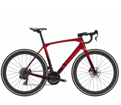 Trek DOMANE SLR 7 AXS Metallic Red Smoke to Red Carb RD Gen 4