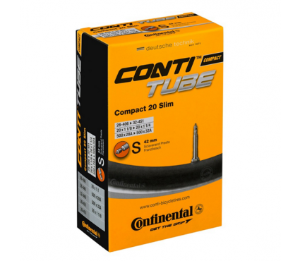 Bicycle tyre inner tube Continental Compact 20 Slim resta 28/32-406/451