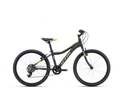 Velosipēds CTM ROCKY 1.0 matt black / lime 13"