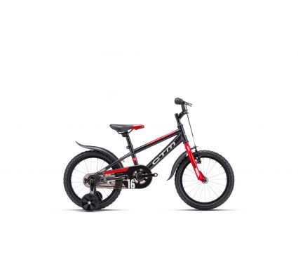 Velosipēds CTM TOMMY matt black / red 8"
