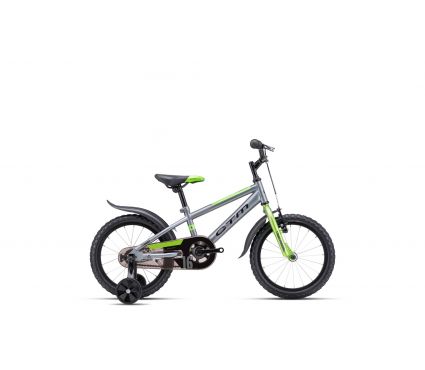 Velosipēds CTM TOMMY matt grey / lime 8"