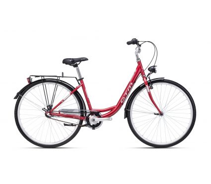 CTM RITA 1.0 matt  dark red pearl / silver 17" (430) V