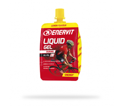 Enerģijas želeja Enervit SPORT LIQUID GEL LEMON 60ML