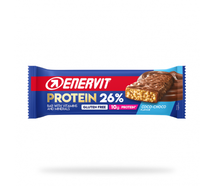 Proteīna batoniņš Enervit Protein Bar Coco Choc 26% 40g