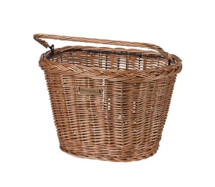 Basil Bremen Wicker KF front basket, natural