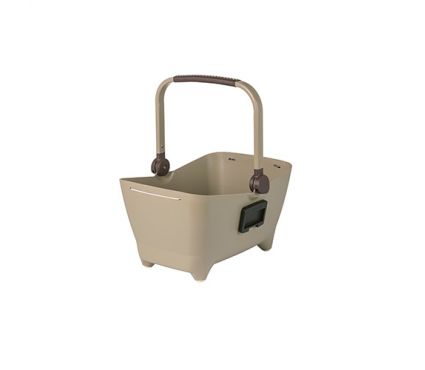 Basil Buddy dog bicycle basket KF, 32L, biscotti brown