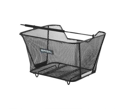 Basil Lesto rear basket, black