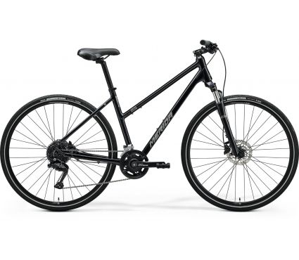 Merida CROSSWAY 100 III2 GLOSSY BLACK (SILVER) W