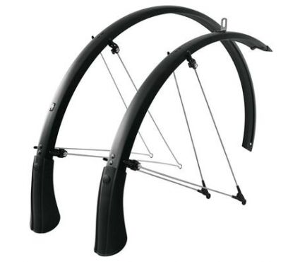 Mud guard set SKS Racer 28 35mm melni matēti
