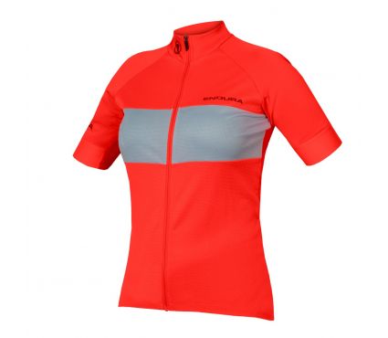 Shirt Endura Women's FS260-Pro S/S Jersey: NeonPeach