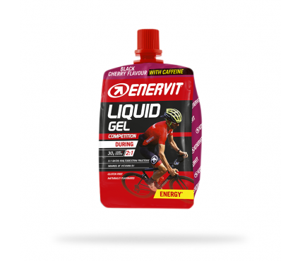 Enerģijas želeja Enervit SPORT LIQUID GEL COMP CHERRY 60ml