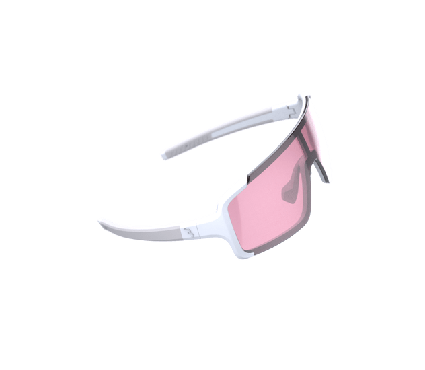 Brilles BBB BSG-73 sports glasses Chester Narrow Pink fash mirror matt white
