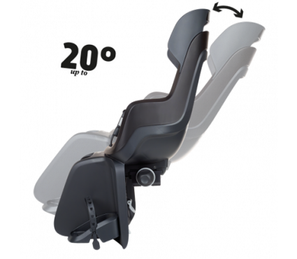 Child seat Bobike GO Maxi Carrier Reclining System Urban Black