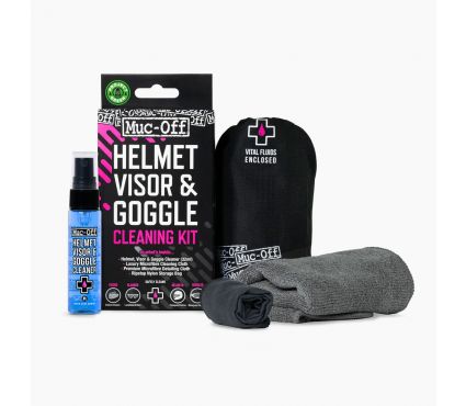 A set of cleaning tools brillem Muc-Off Visor Lens & Goggle Cleaning Kit