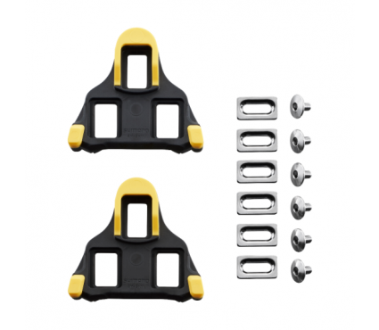 Pedal clips Shimano Shoe Cleats SPD-SL SM-SH11 Road Yellow 6 Degrees Clearanc