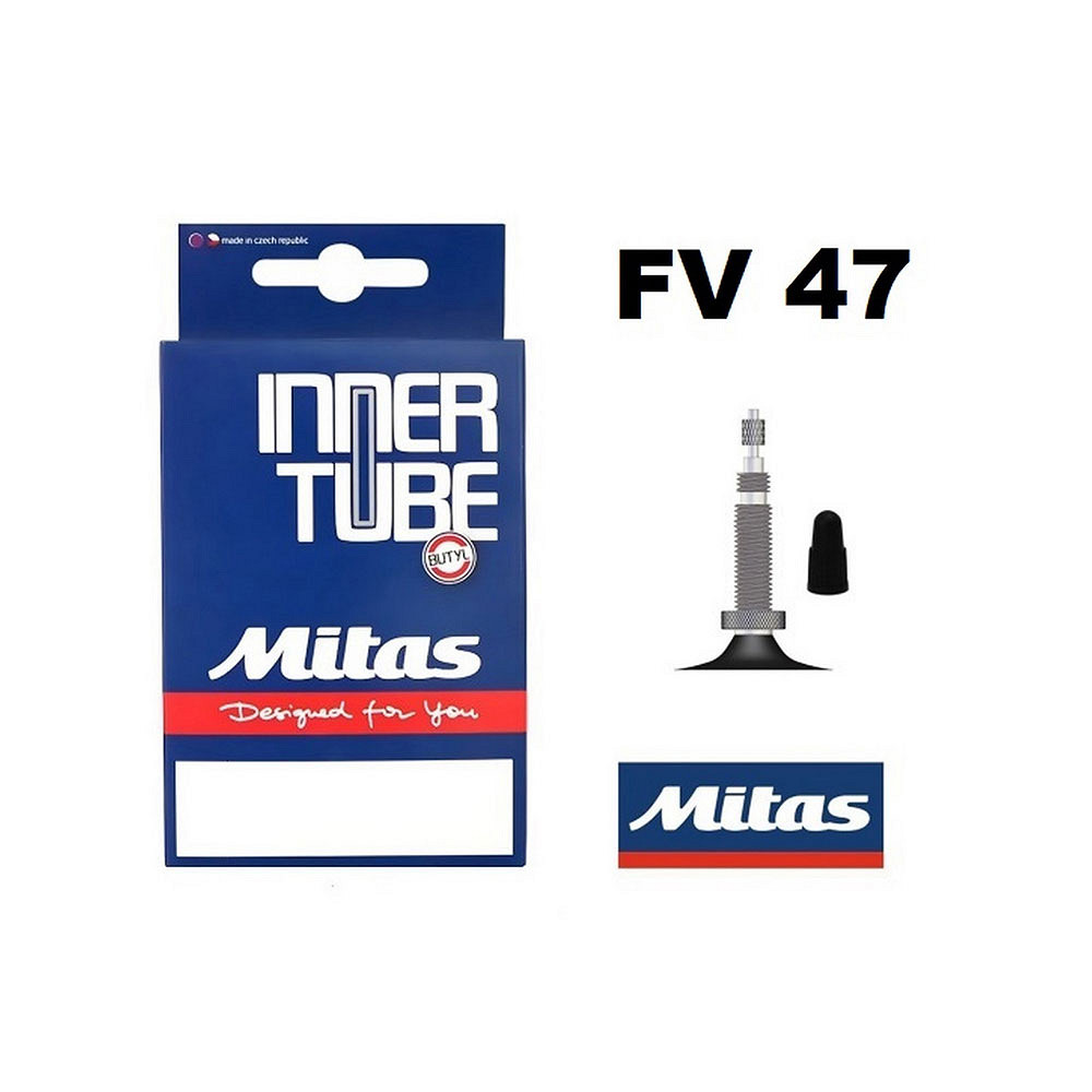 Bicycle tyre inner tube Mitas 28/47 - 622/635 (700x28/45C) FV47