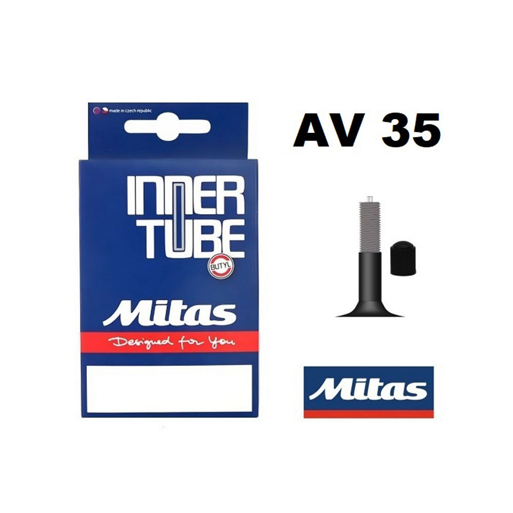 Bicycle tyre inner tube Mitas 47/62 - 305 (16x1.75-2.50) AV35