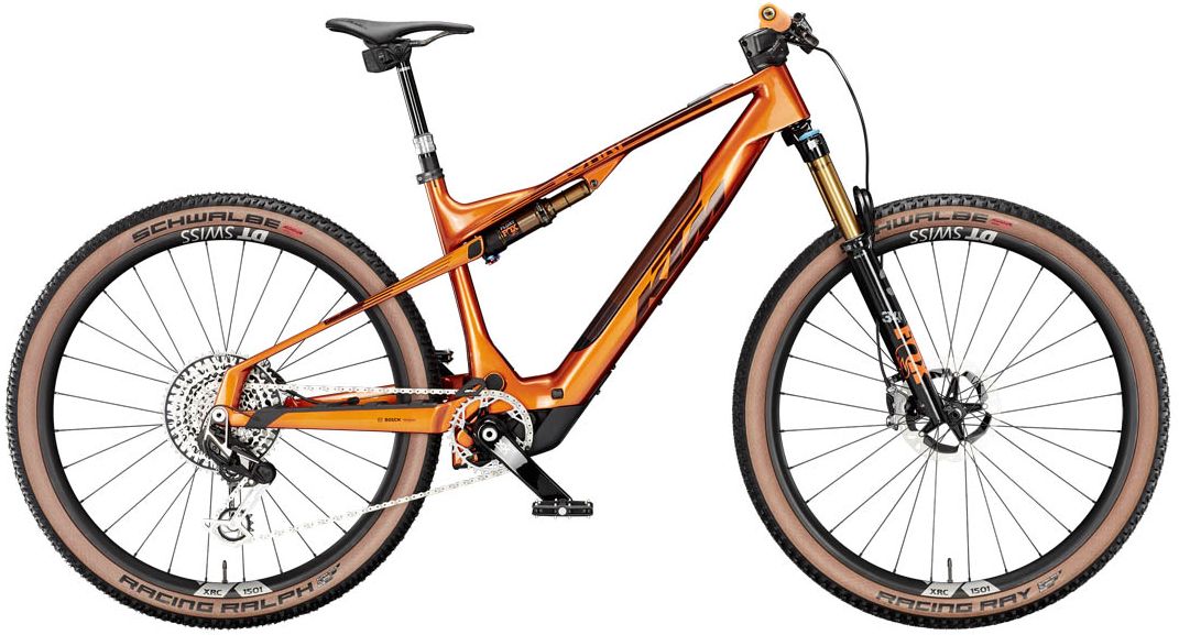 Electric bicycle KTM MACINA SCARP SX EXONIC burnt orange (dark orange)