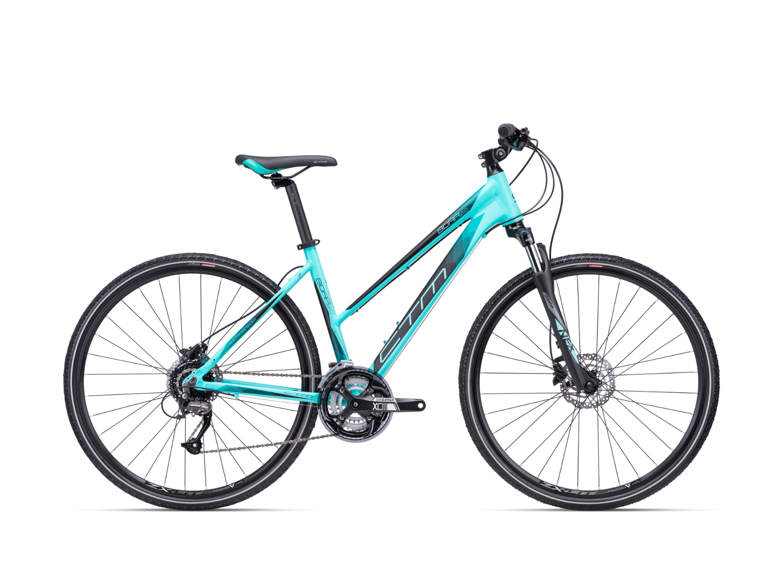Bicycle CTM BORA 2.0 matt turquoise/black